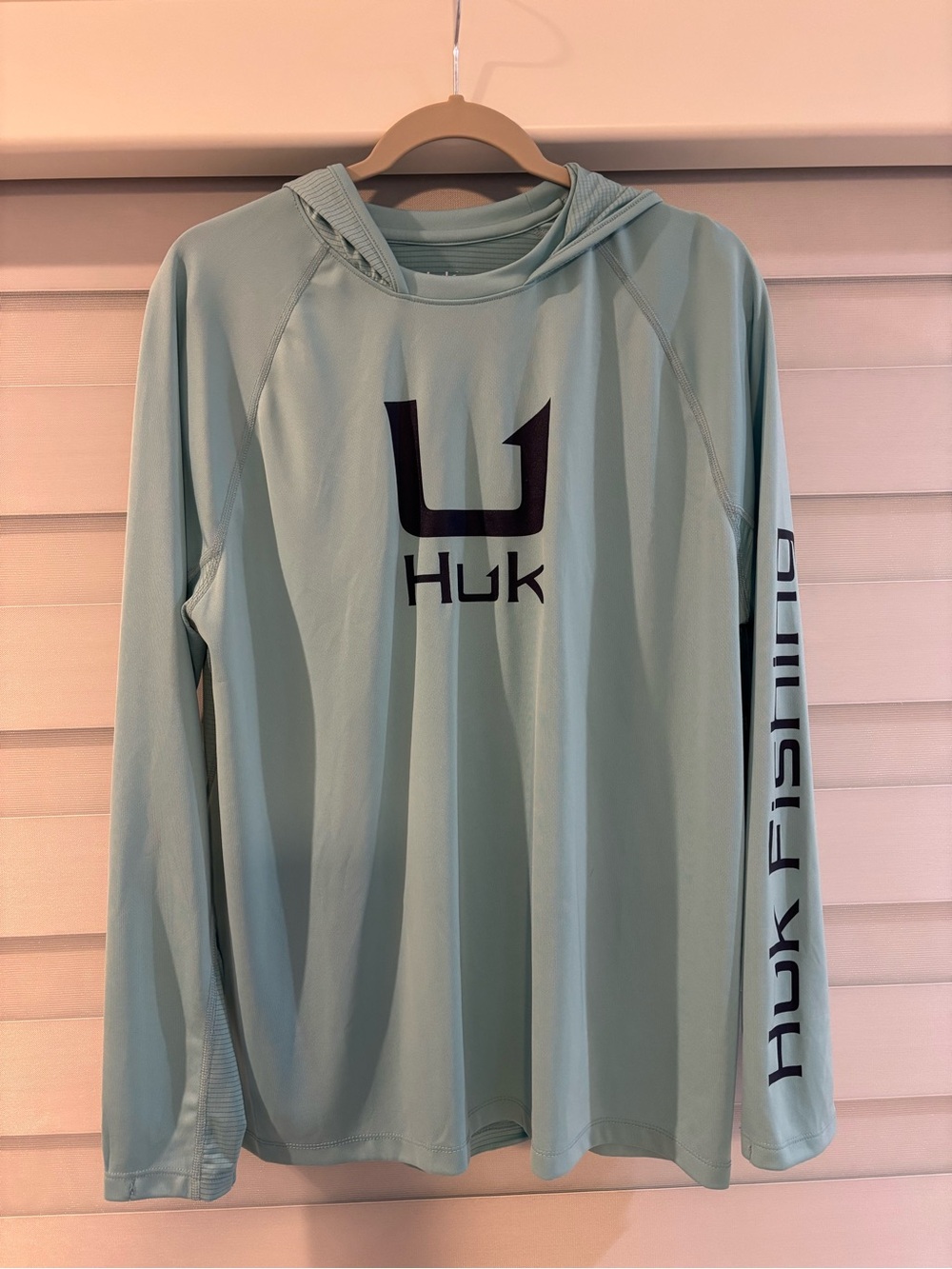 Huk Performance Icon Hoodie - Seafoam Green with Black Logo